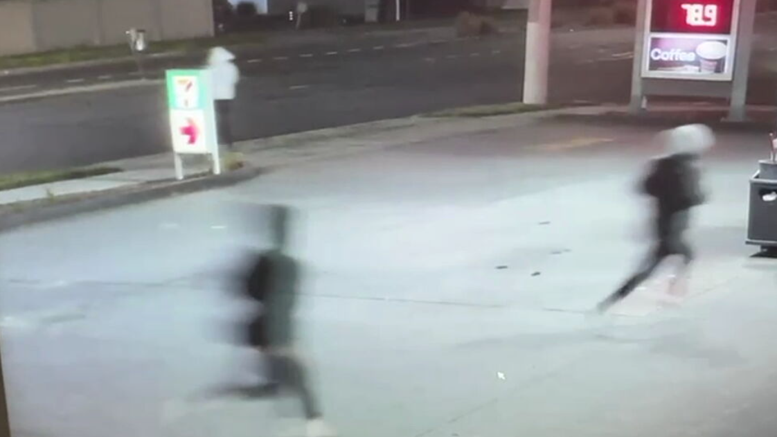 The tradie took matters into his own hands and chased them around the corner in his car.