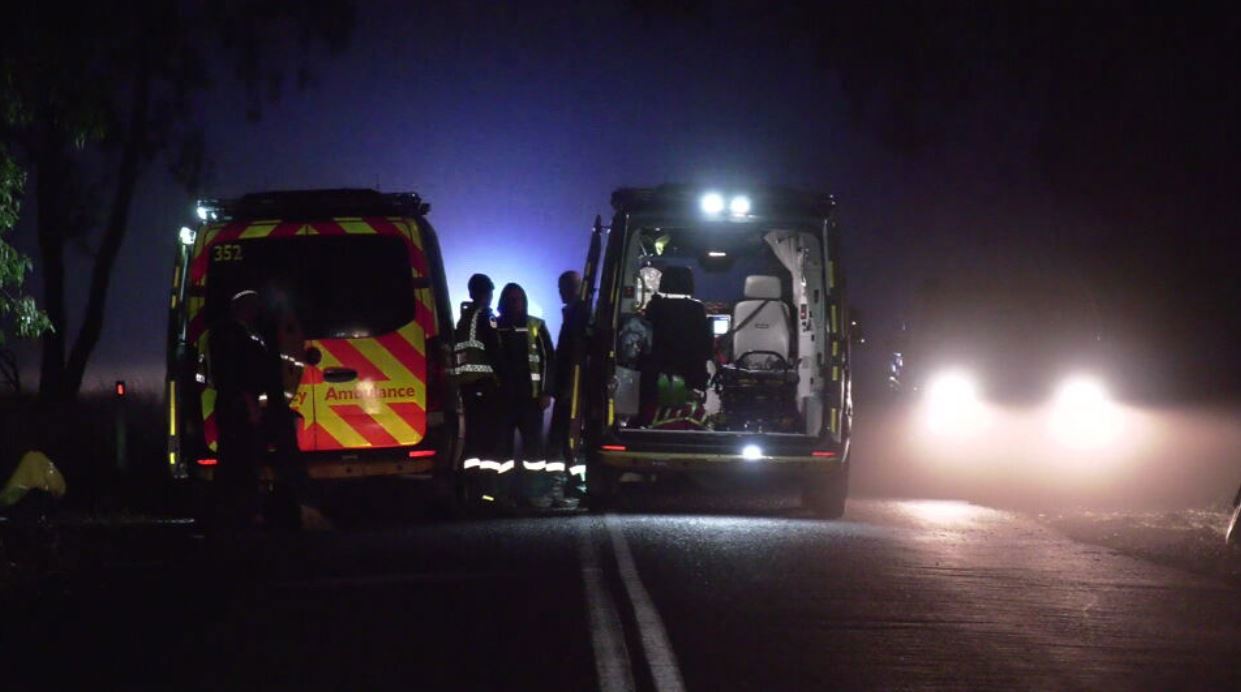 Emergency services rushed to the scene and the road was closed for most of the day.