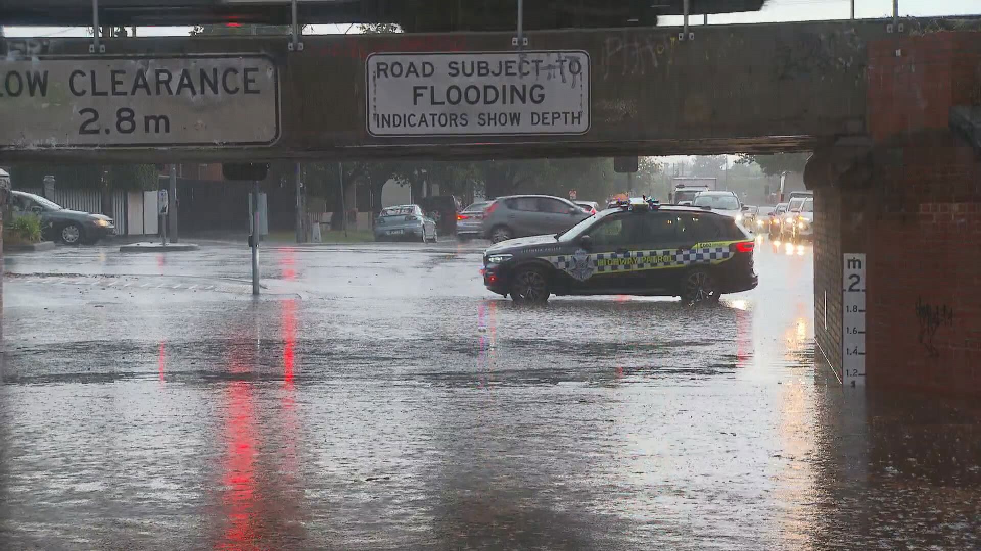 Up to 21mm of rain was recorded at Anakie in just 30 minutes.