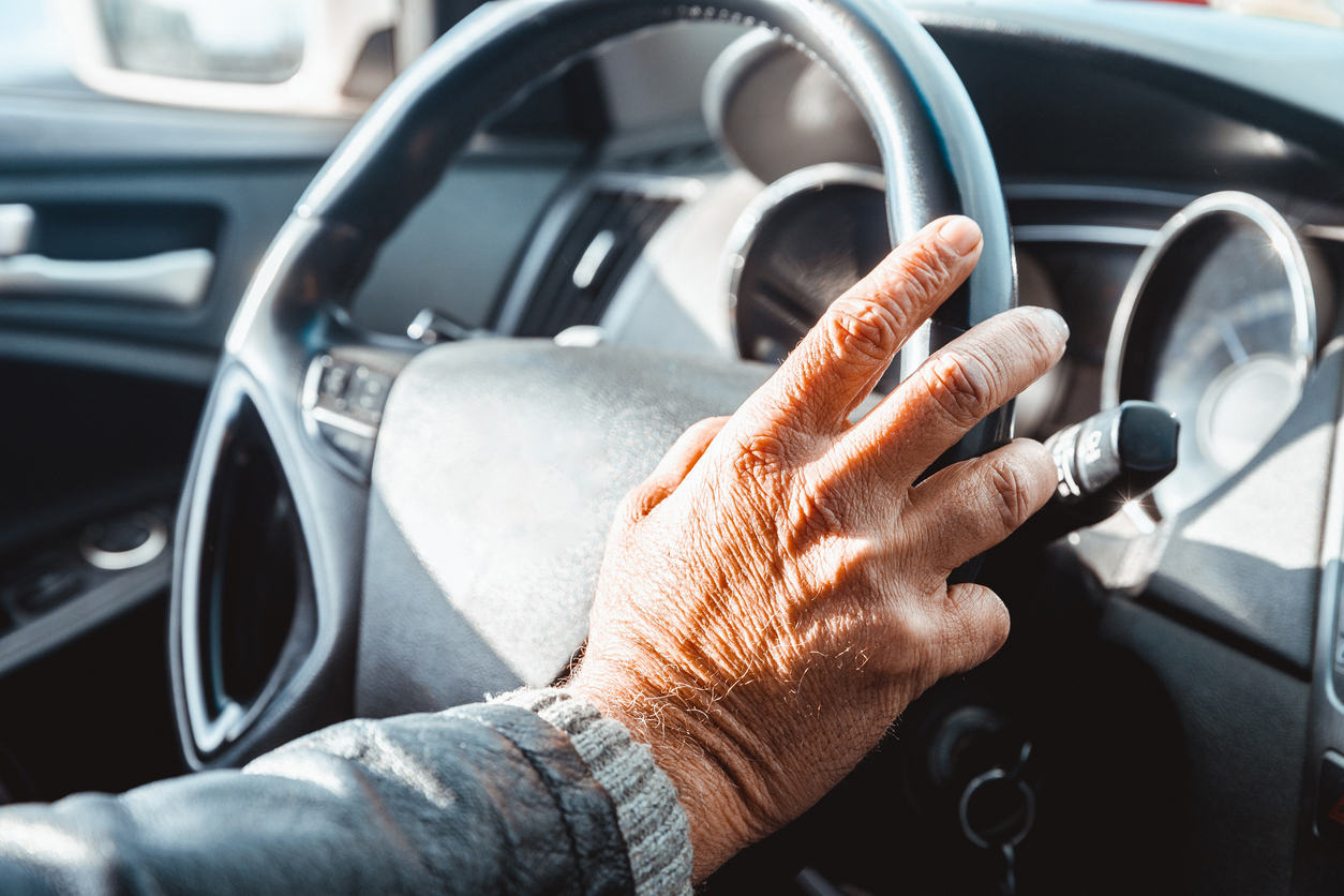 Older driver stock image
