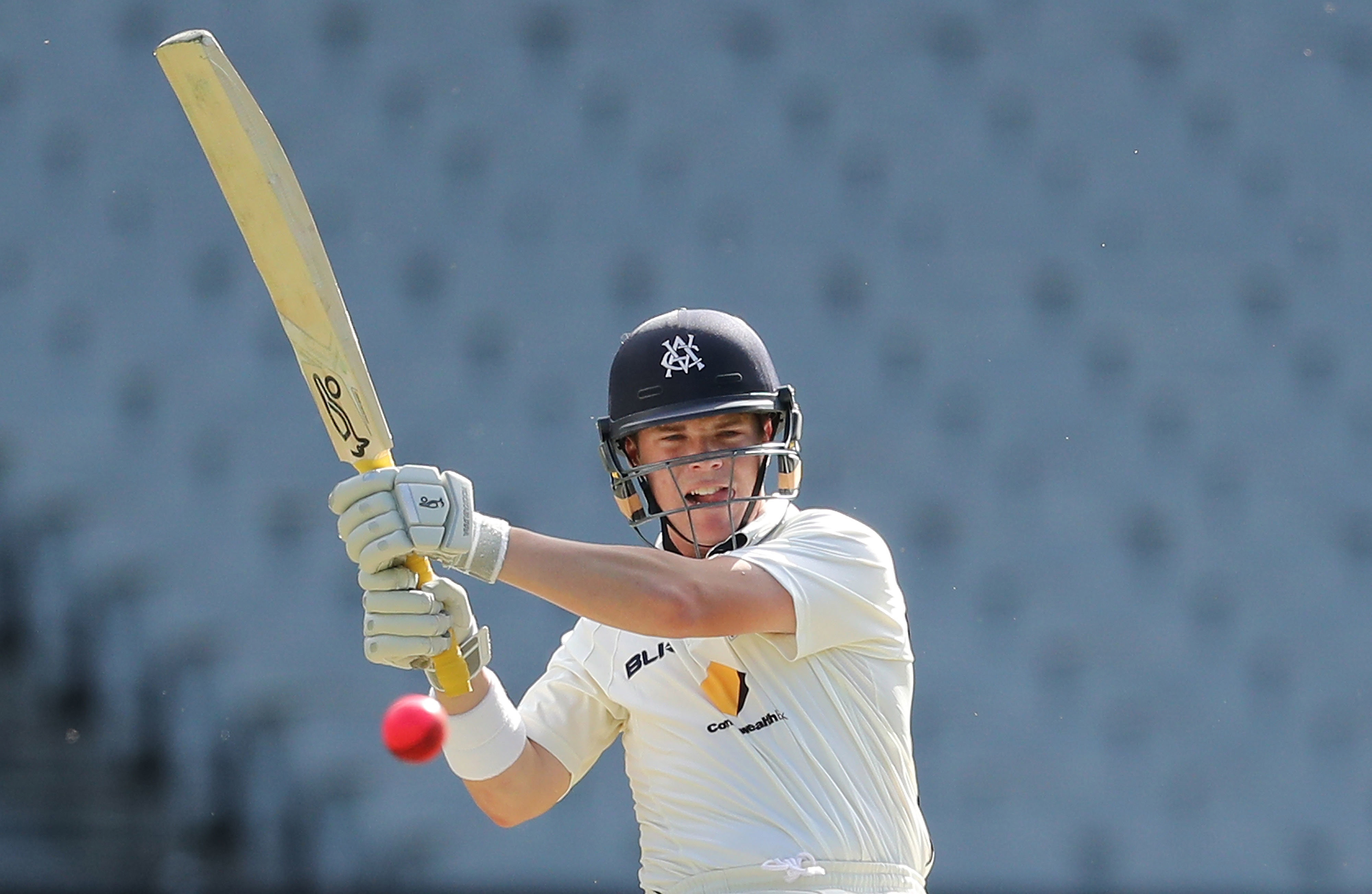 Marcus Harris made a ton for Victoria against Pakistan in a warm-up match for the second Test.