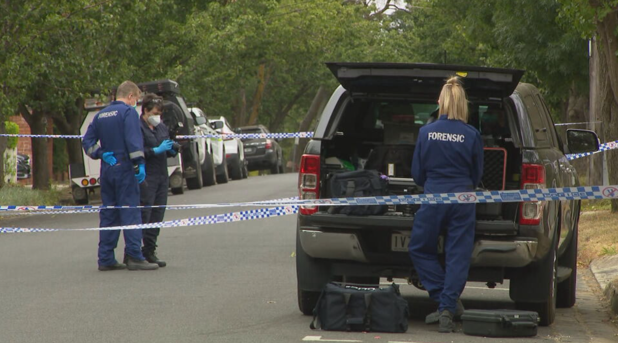 A young woman has allegedly been stabbed by a man she knew, who waited outside her Melbourne home. As police were calling for the man to hand himself in, his body was then found in the state's far west. Police said the 18-year-old woman was dropped home to Miller Grove in Kew at 1am today after an evening with friends and was immediately attacked by an 18-year-old man from nearby Camberwell.