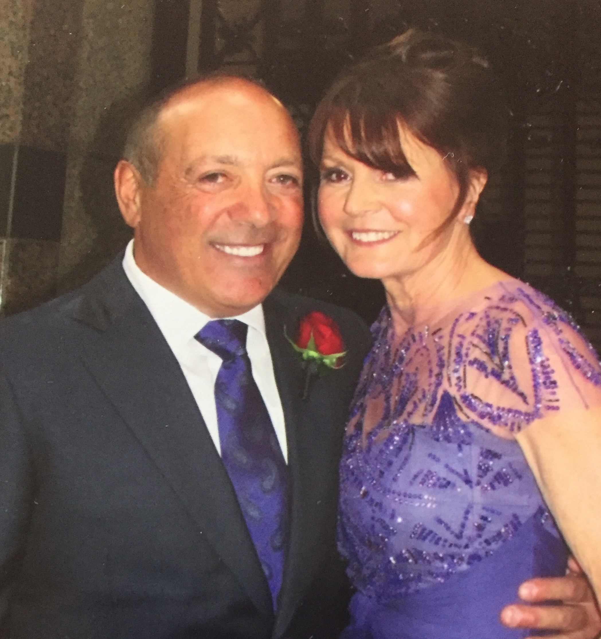 Tony and Lynn Ottobre at their daughter Jenni's wedding in 2015..