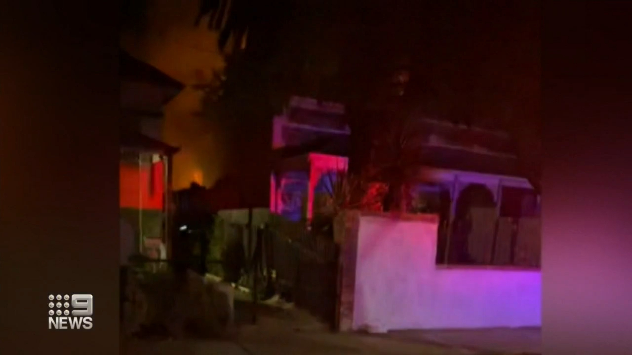 A South Australian man escapes from his house unharmed after it went up in flames.