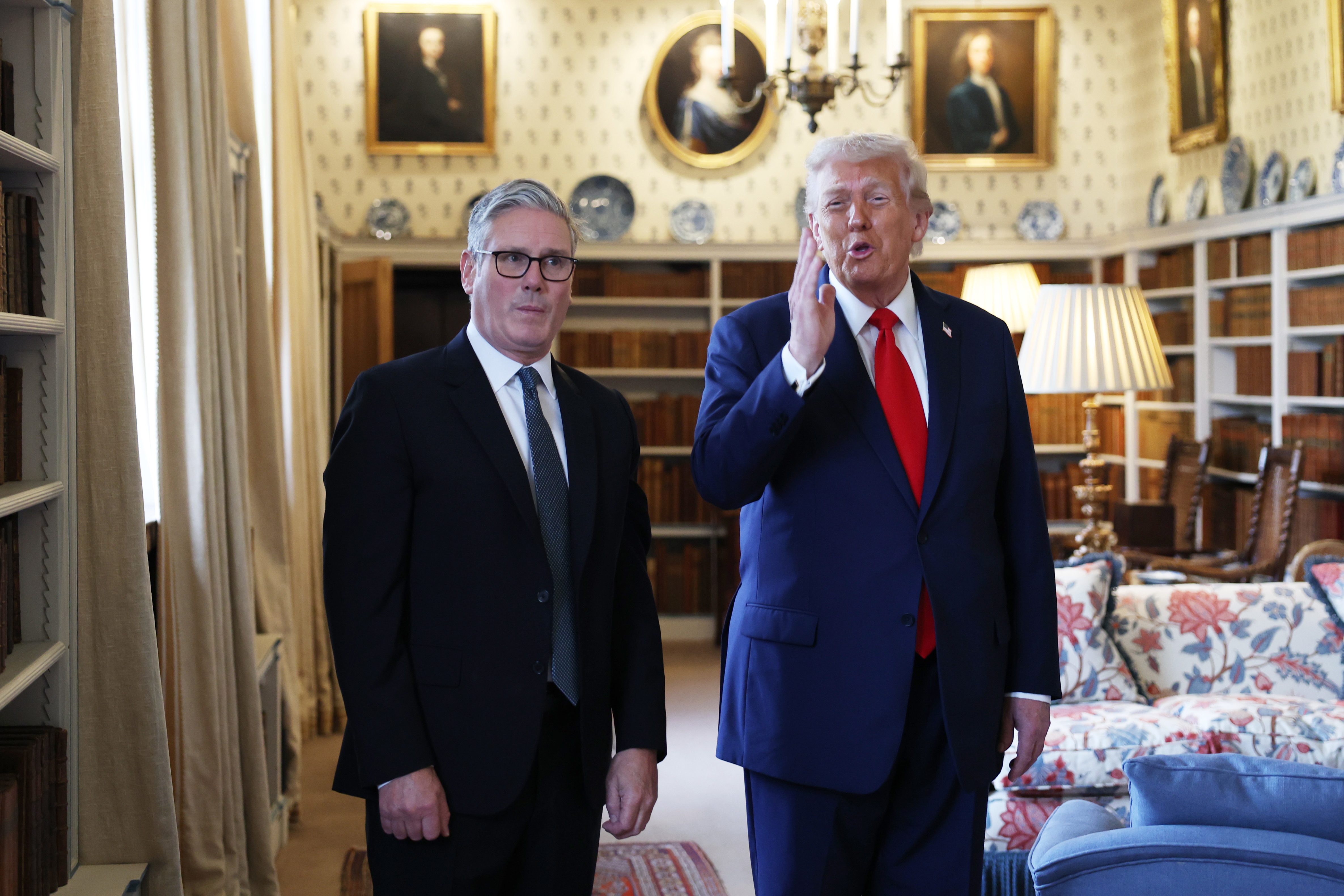 Keir Starmer, US President Donald Trump 