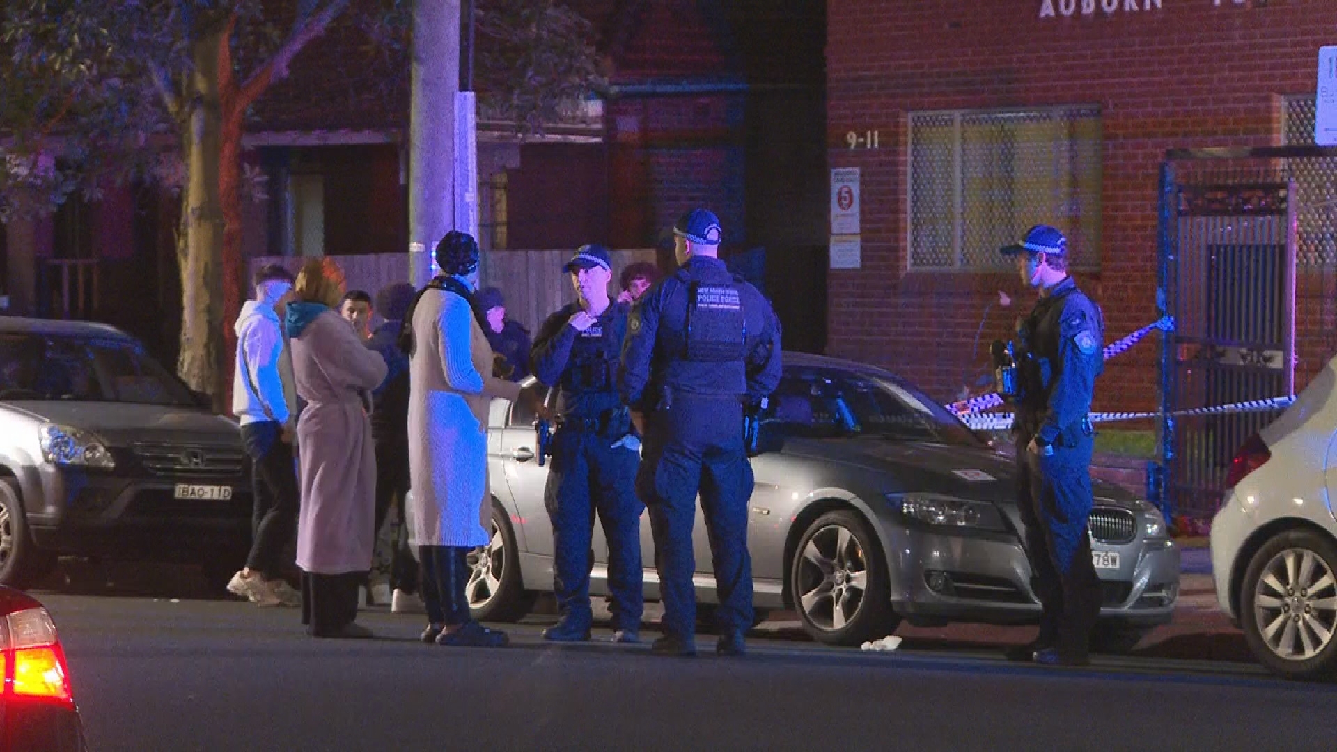 T﻿wo teenagers have been hospitalised after an alleged stabbing at a family function, after a group of boys crashed the event. 