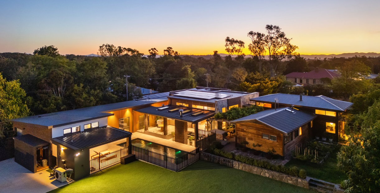 The luxury estate with a backyard unlike its neighbours