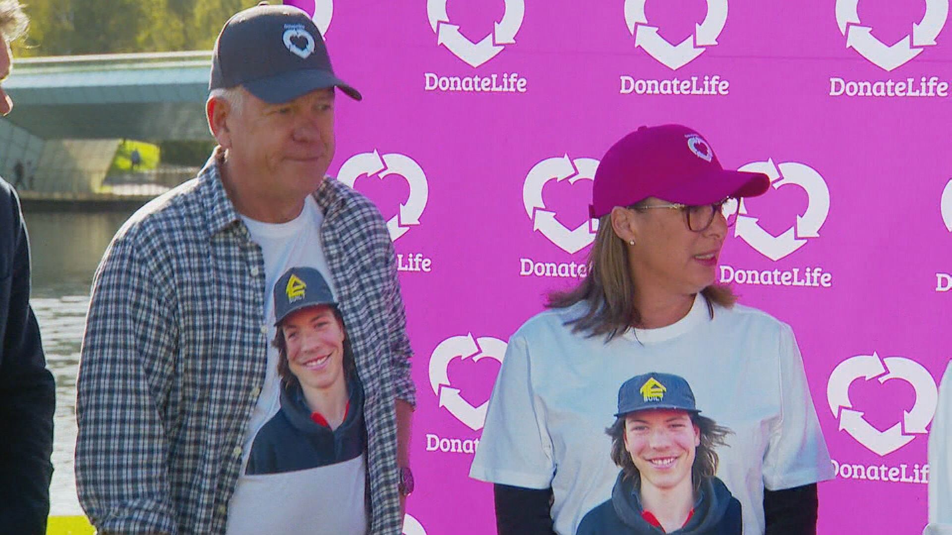 Organ donation is a special cause for Police Commissioner Grant Stevens and wife Emma.