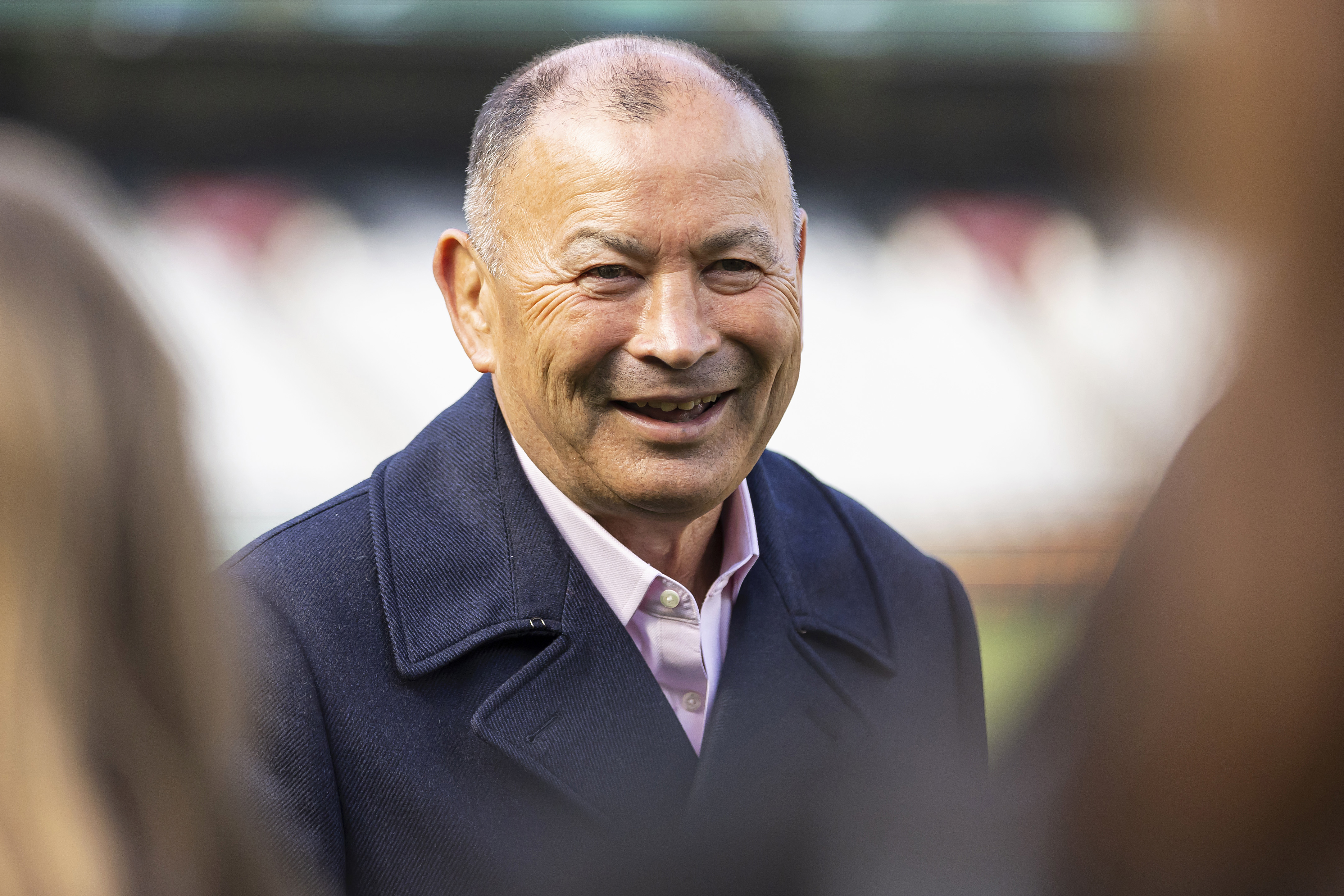 Wallabies head coach Eddie Jones speaks to the media during a Wallabies media opportunity at Melbourne Cricket Ground.