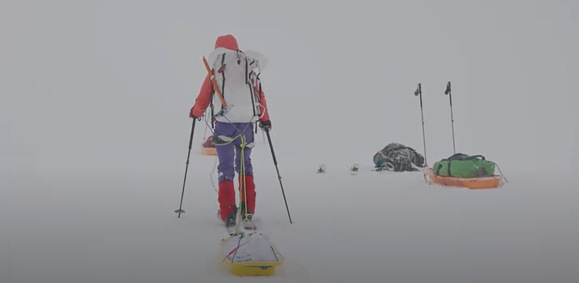 Visibility proved an issue on Mount Logan.