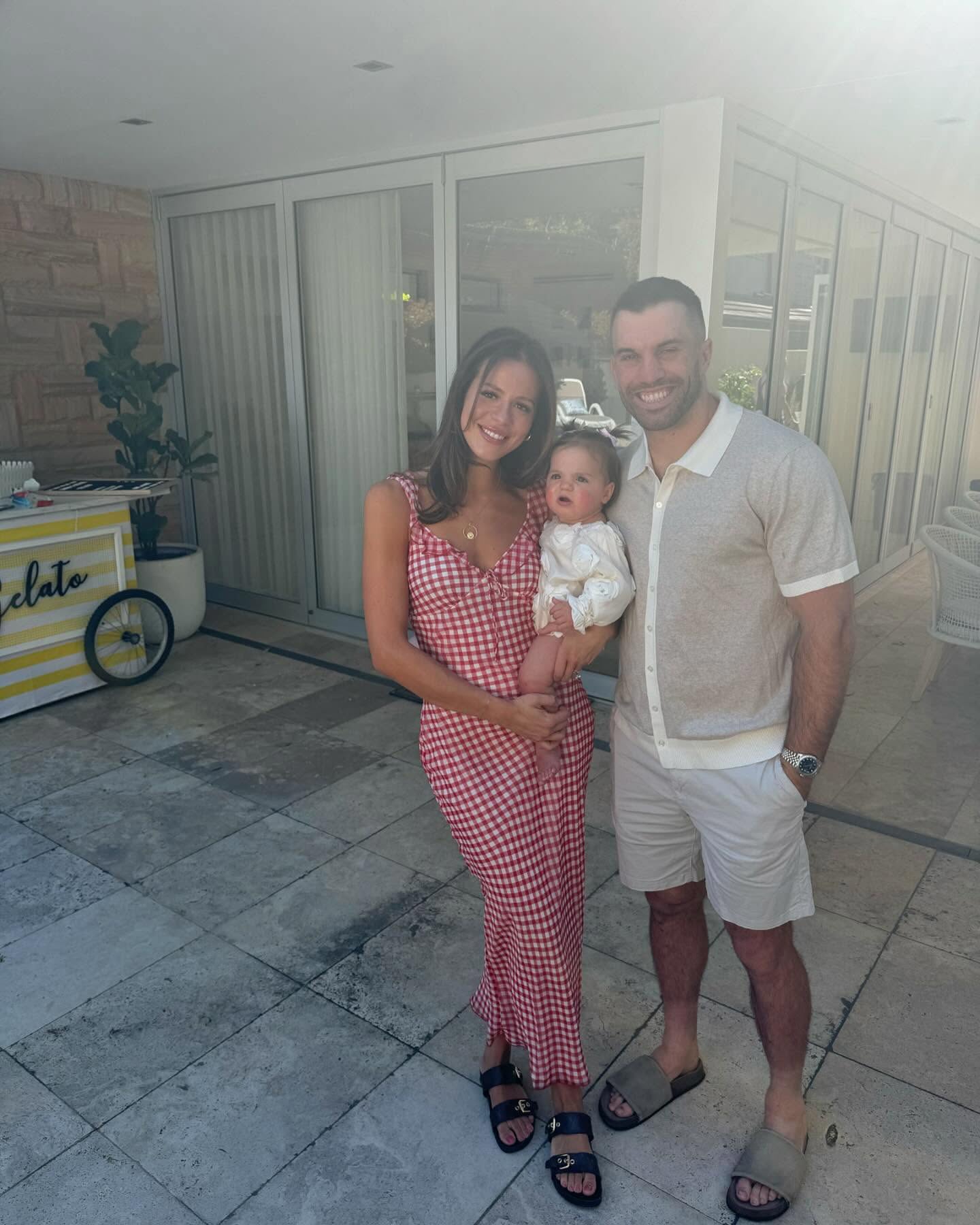 Maria and James Tedesco with their daughter Rosie