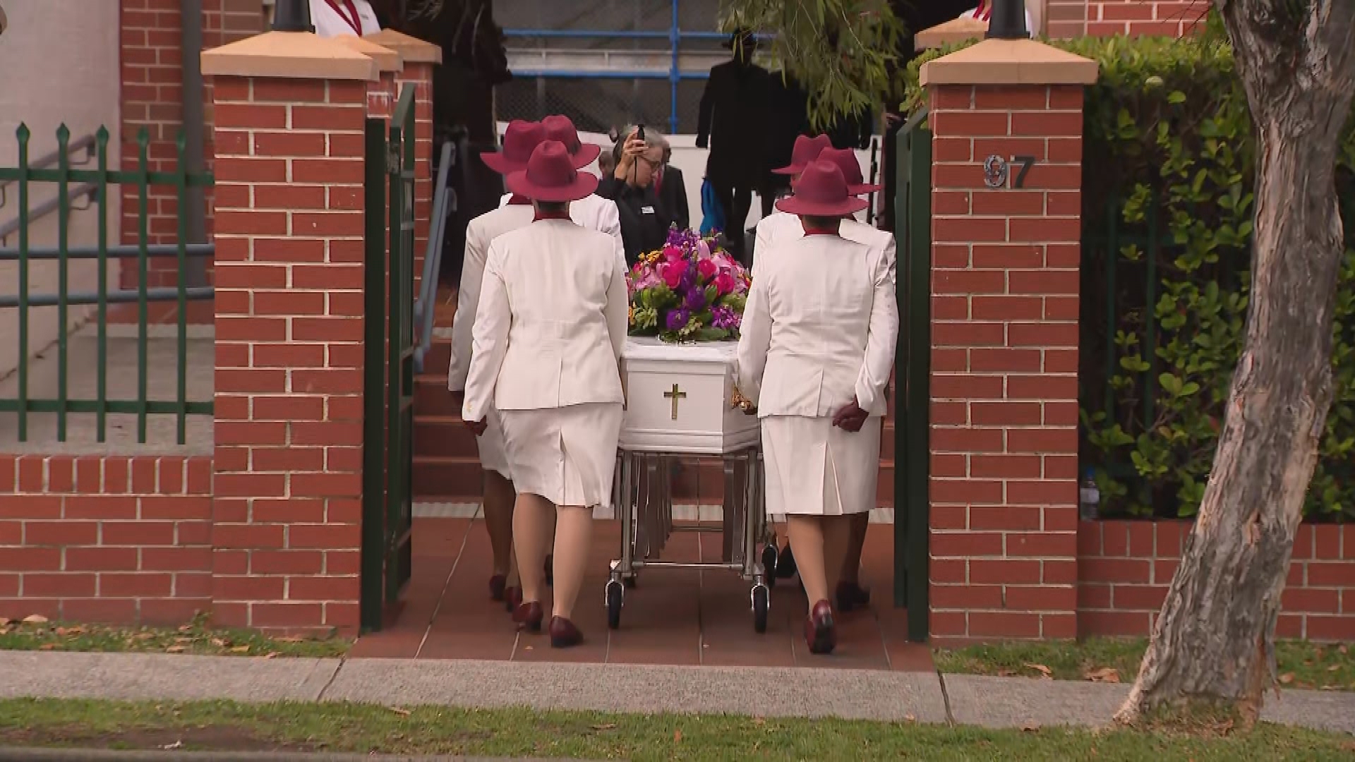 Funeral for Lilie James. Sydney.