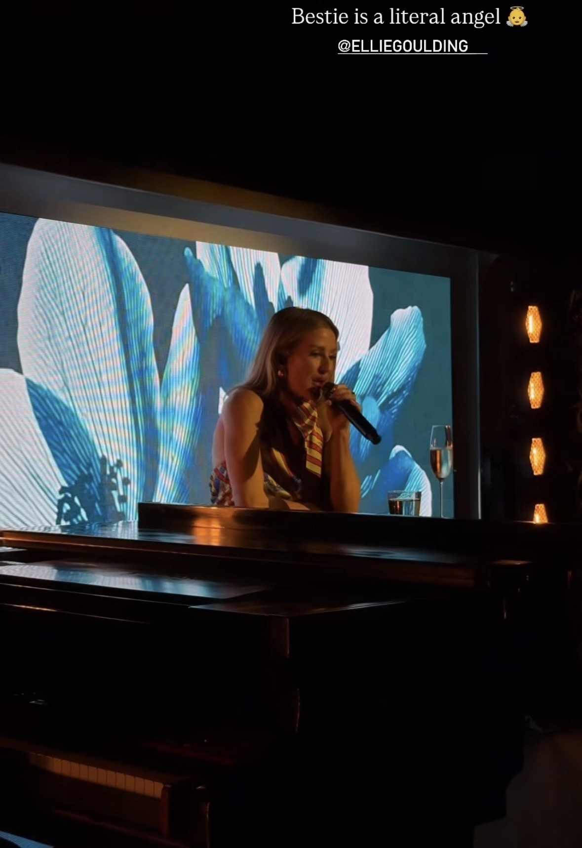 Ellie Goulding on the Ritz Carlton superyacht