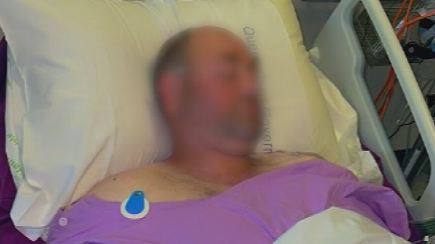 Sam Naaman was shot in the stomach last night while answering the front door of his Kingston home. 