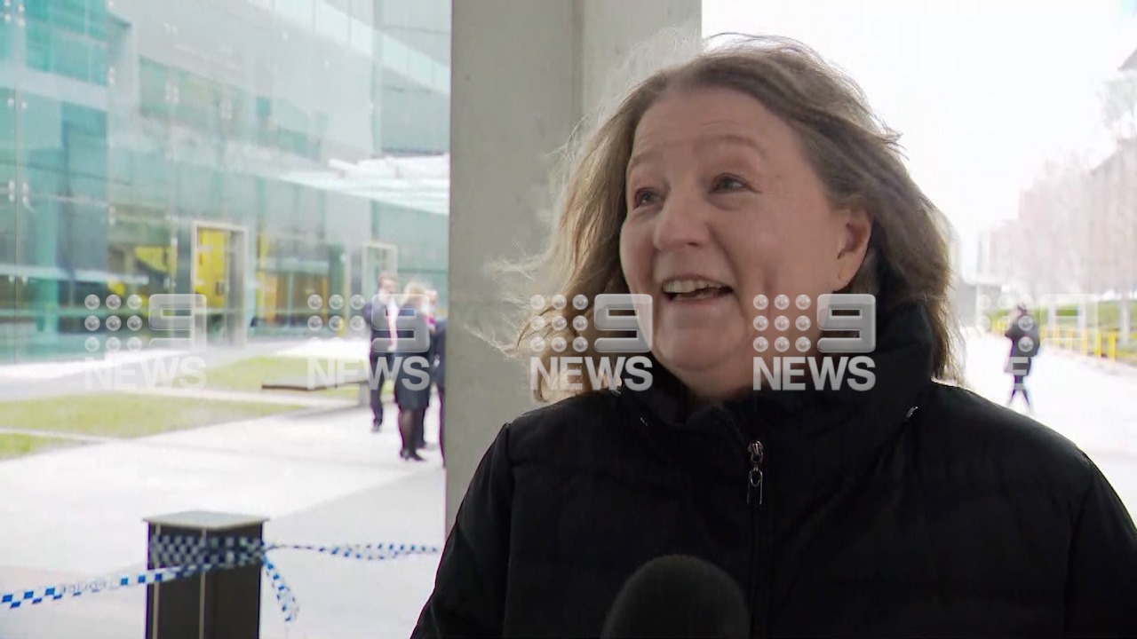 Georgina Chandler was in the Qantas lounge heading to board her plane to Adelaide when the incident unfolded. 