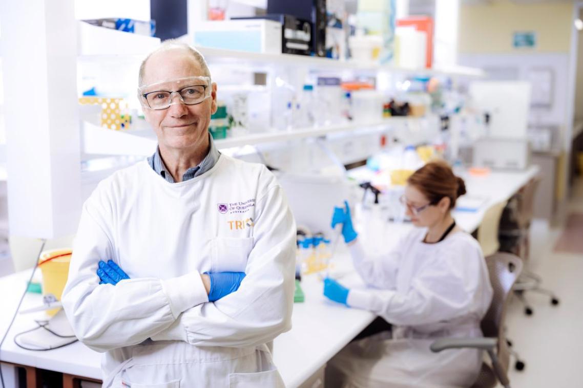 Professor Brandon Wainwright of UQ's Frazer Institute is the trial's scientific lead.
