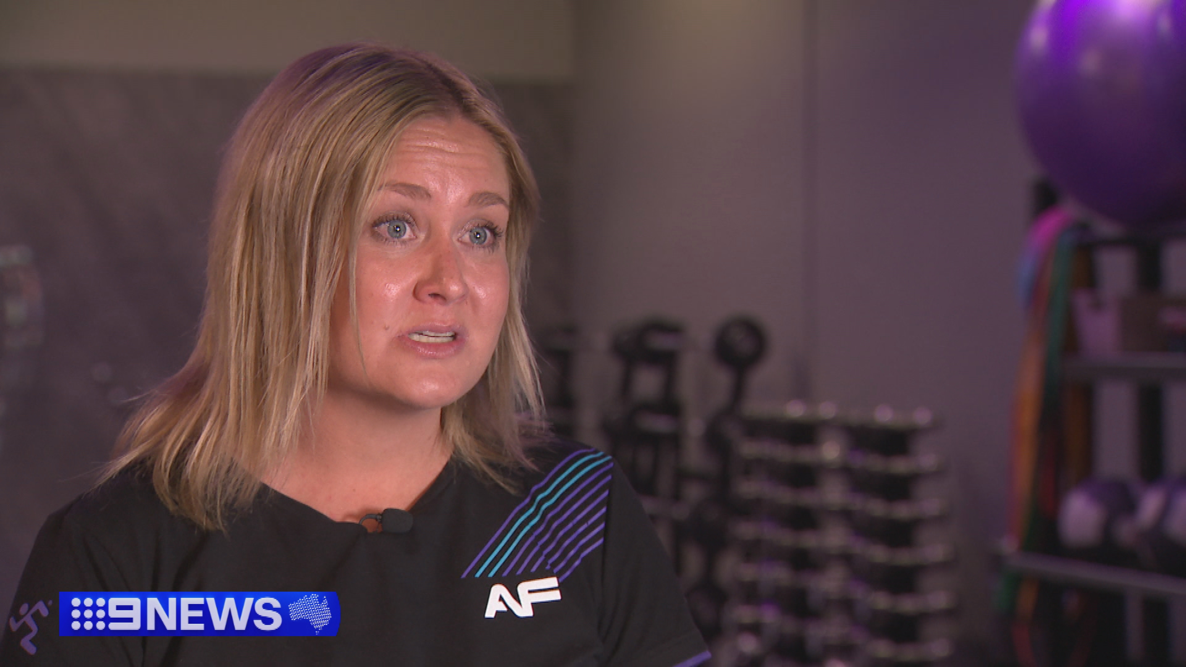 Gym owner Emily Cook said she instinctively chased after the pair when a member couldn't find his car keys.