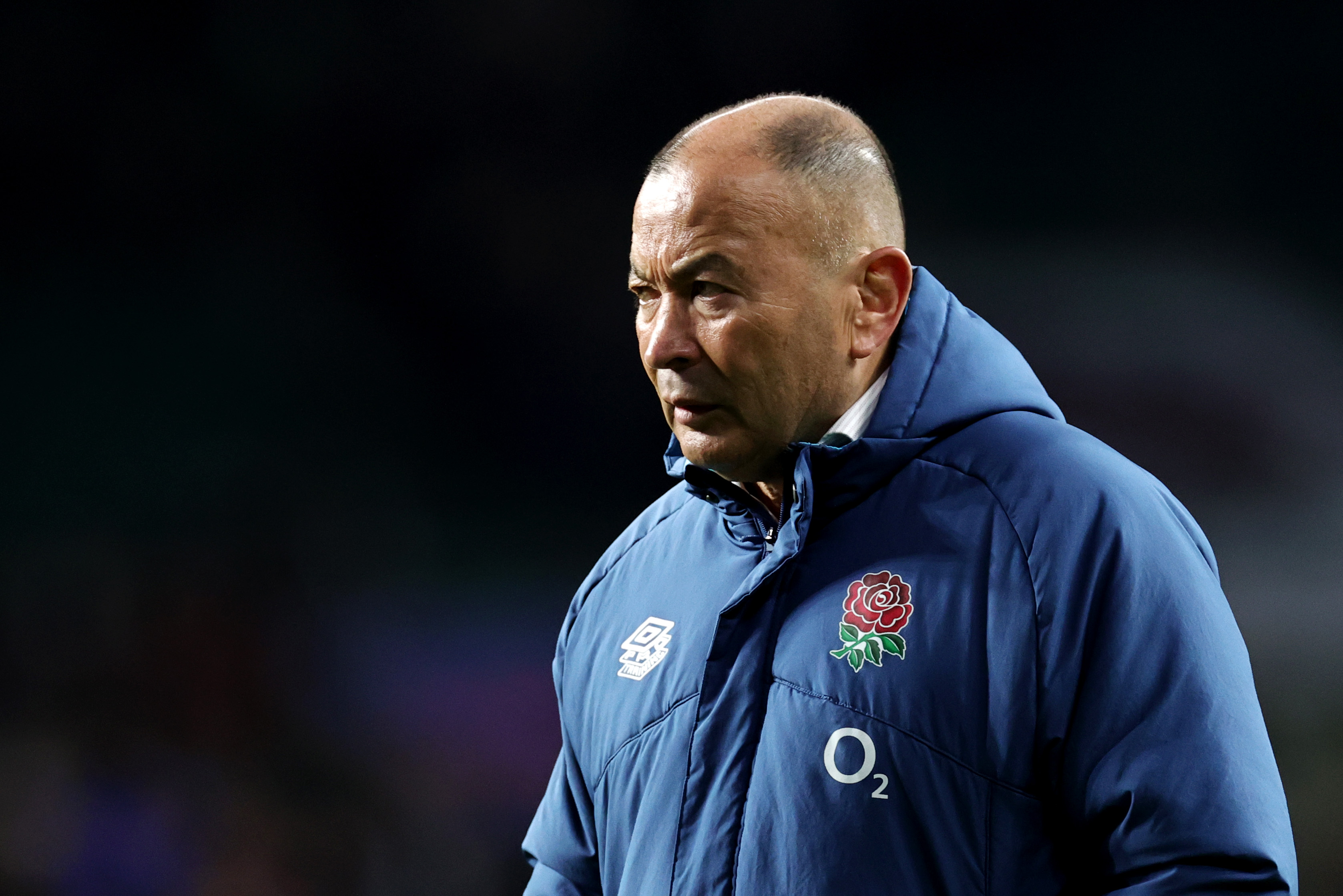 Eddie Jones at Twickenham.