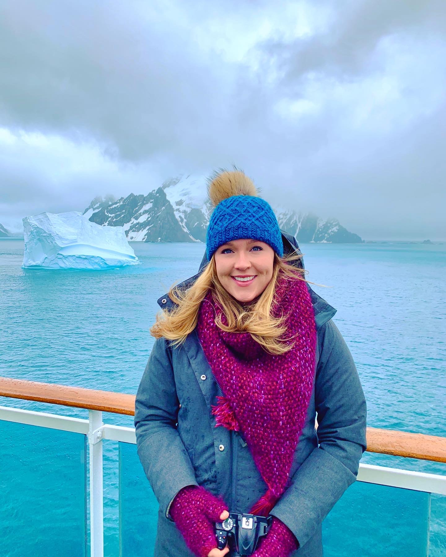 Katelyn Jarvis has visited well over 100 countries including Antarctica.
