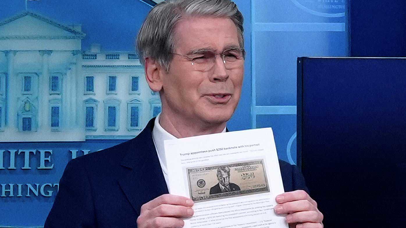 Treasury Secretary Scott Bessent touting the bill.