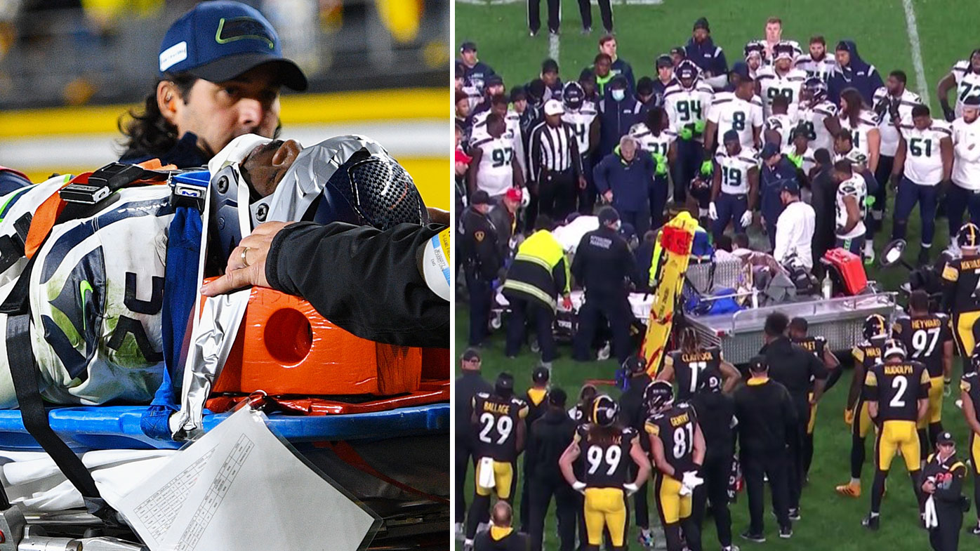 Steelers vs Seahawks: Darrell Taylor taken to hospital after scary