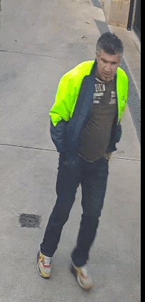 A man is sought after jewellery was stolen from a home in Moonee Ponds, Melbourne.