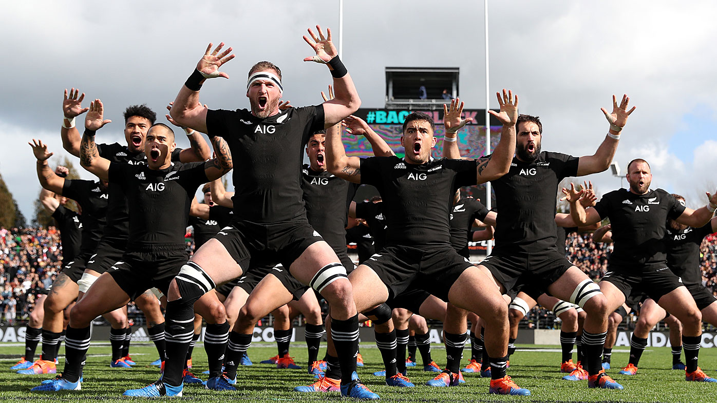  The All Blacks perform the haka 