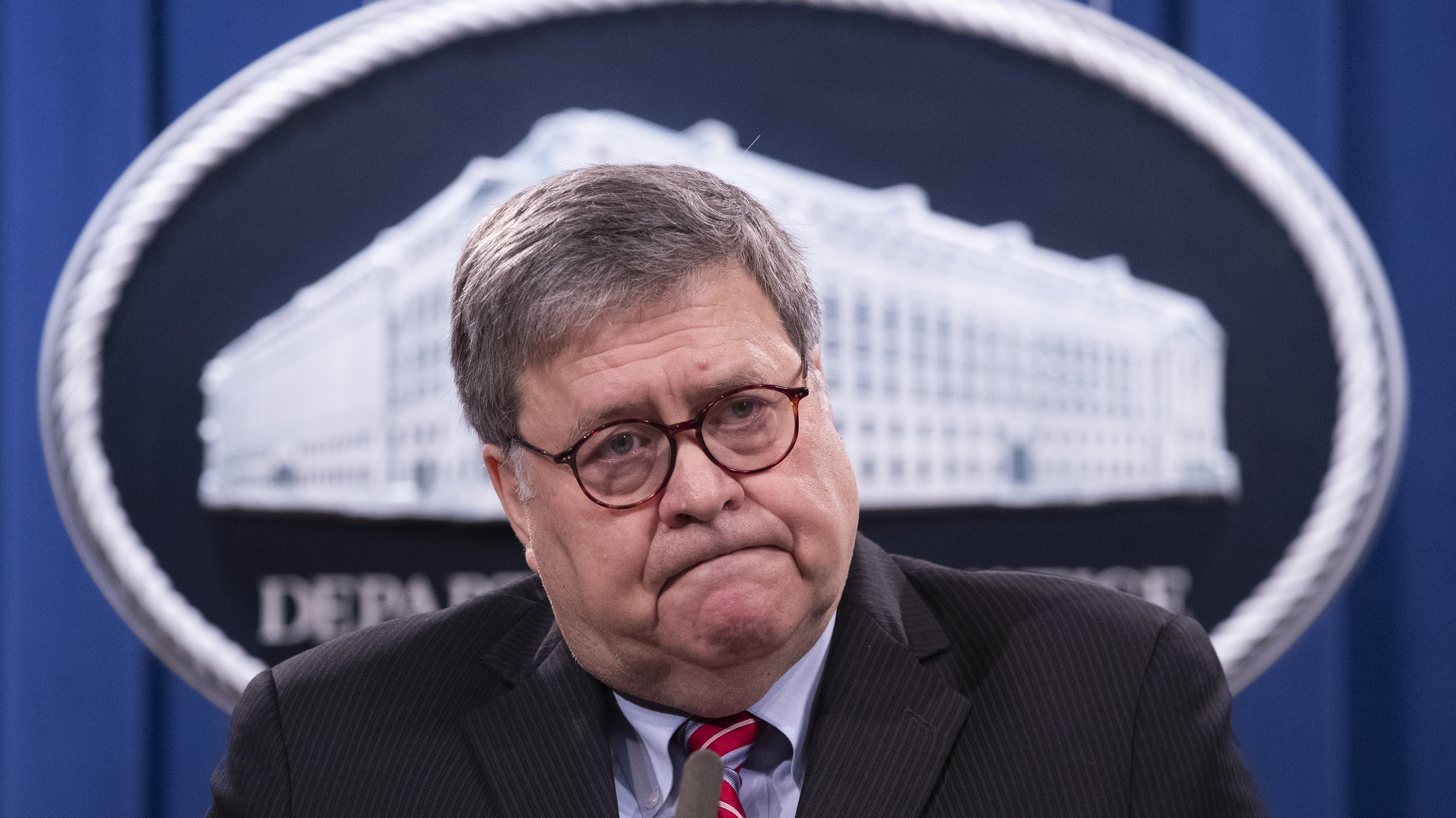 Former US Attorney General William Barr started trying to replace Mr Trump as the defendant while he was still in office.