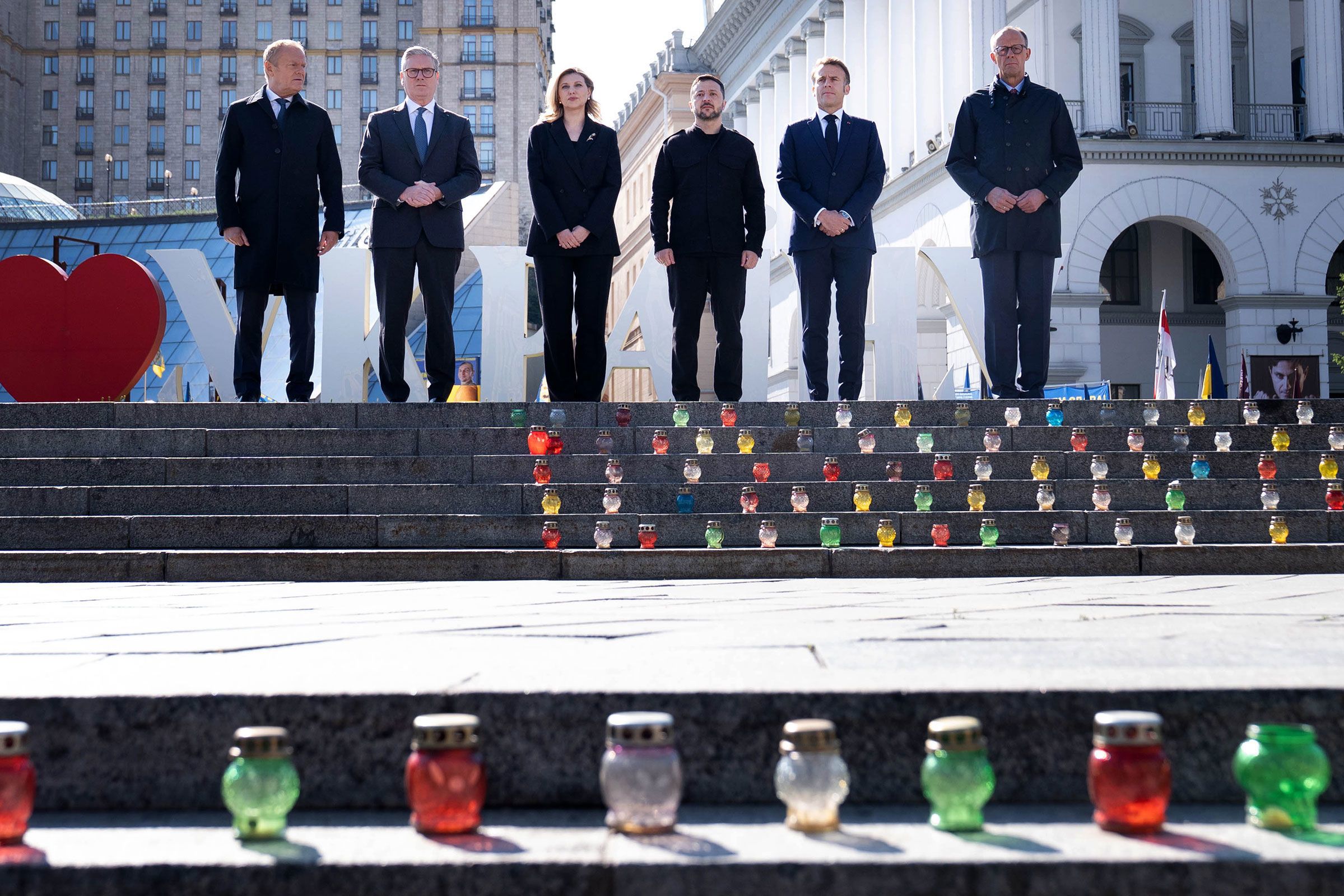 European leaders visit Kyiv