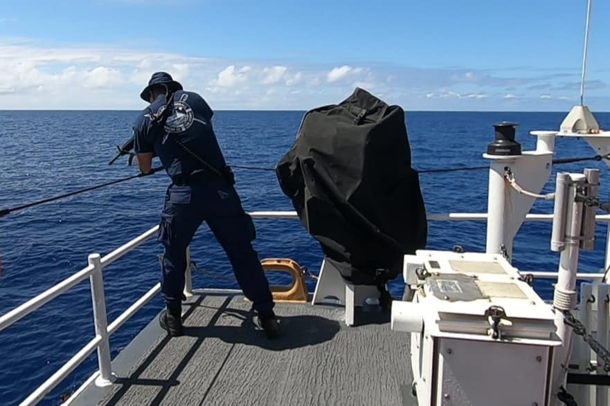 Many didn't realise a shark was swimming toward the ship until ME1 opened fire on it to keep it away from them