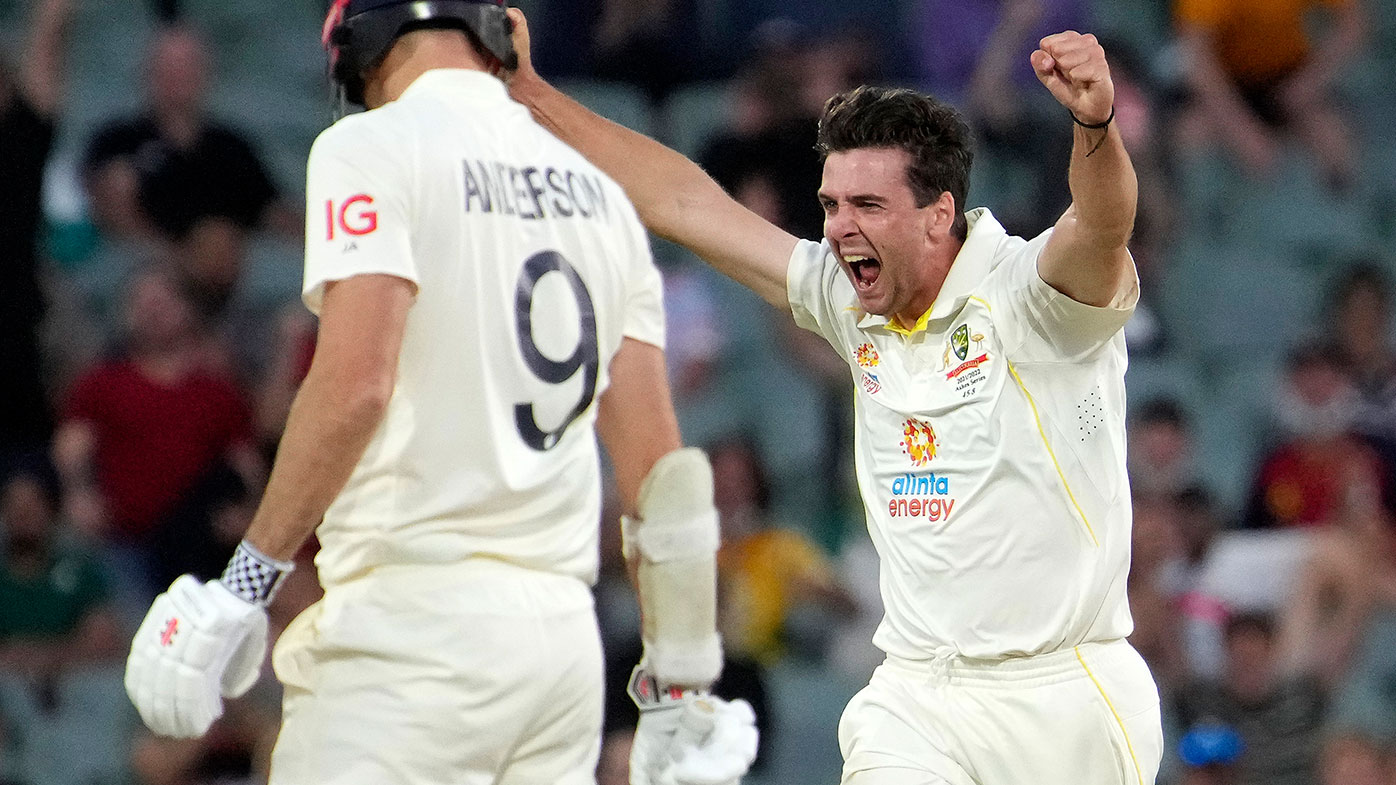 Jhye Richardson of Australia celebrates