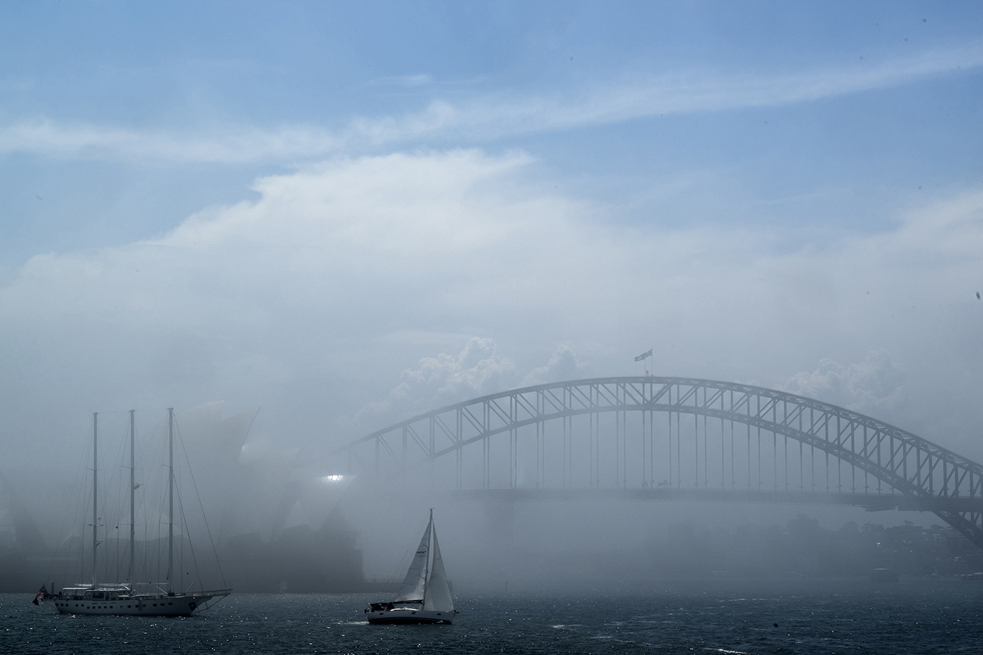 A man has died after he was injured when two boats collided on Sydney Harbour this evening.