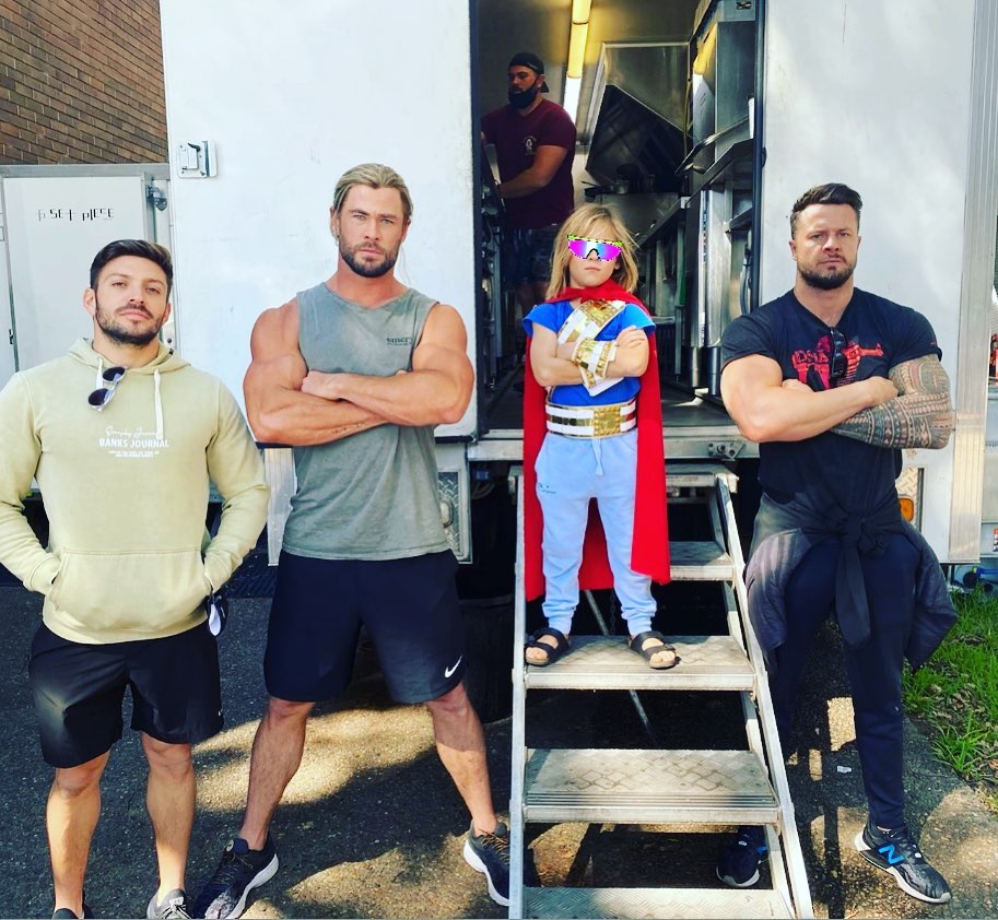 Chris Hemsworth, behind the scenes, Thor: Love and Thunder
