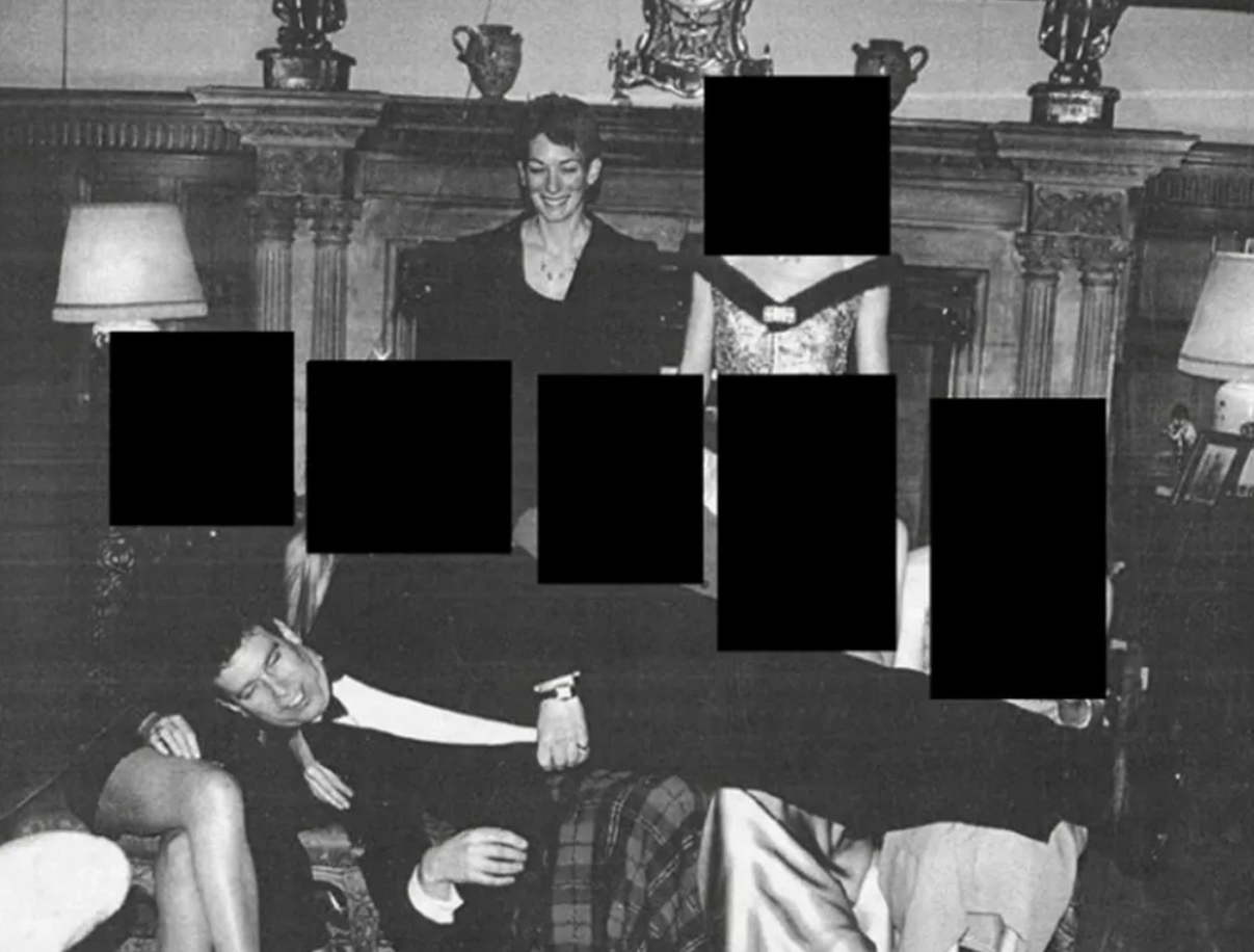 Prince Andrew seen in Epstein files