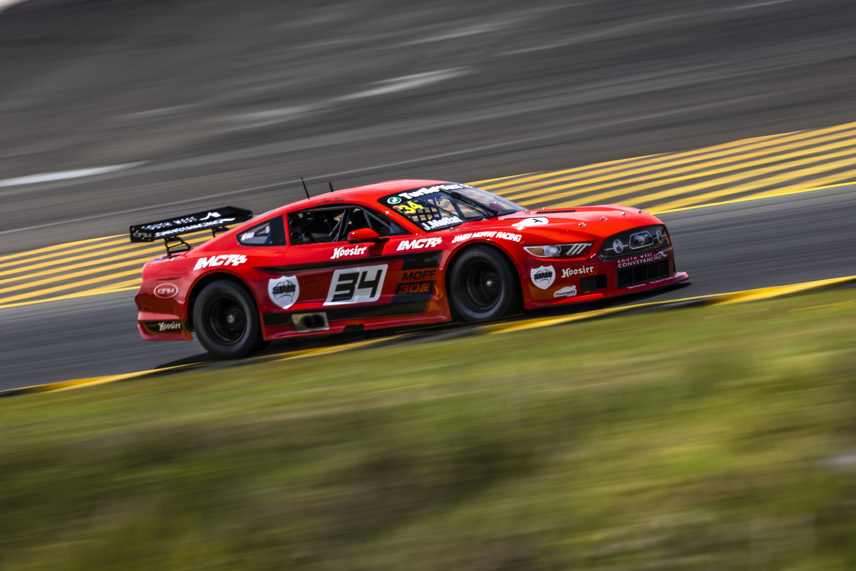 James Moffat made a Trans Am cameo in 2021 at Sydney Motorsport Park where he won a race.