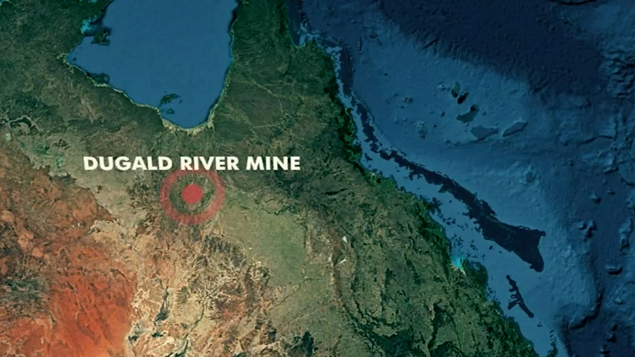 The Dugald River mine is about an hour from Mt Isa.