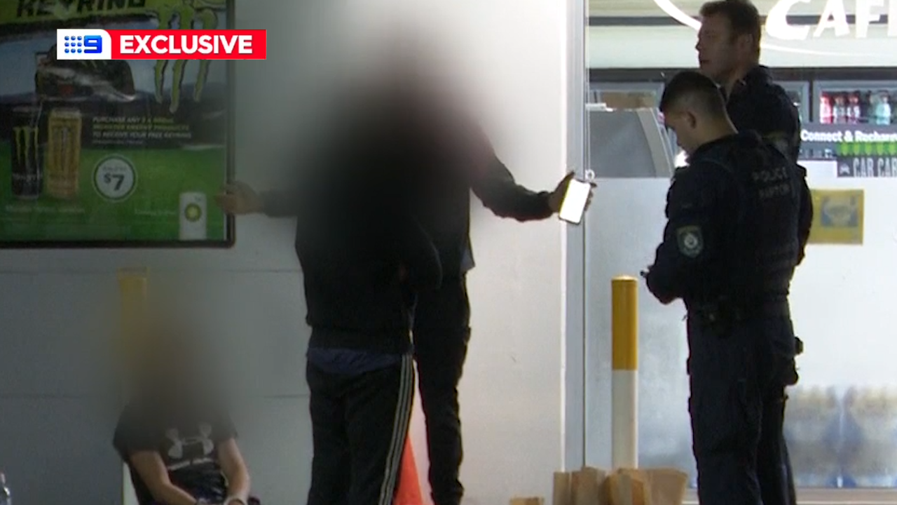 A teenager has been arrested after an alleged assault where a gun was drawn in Sydney's south west.