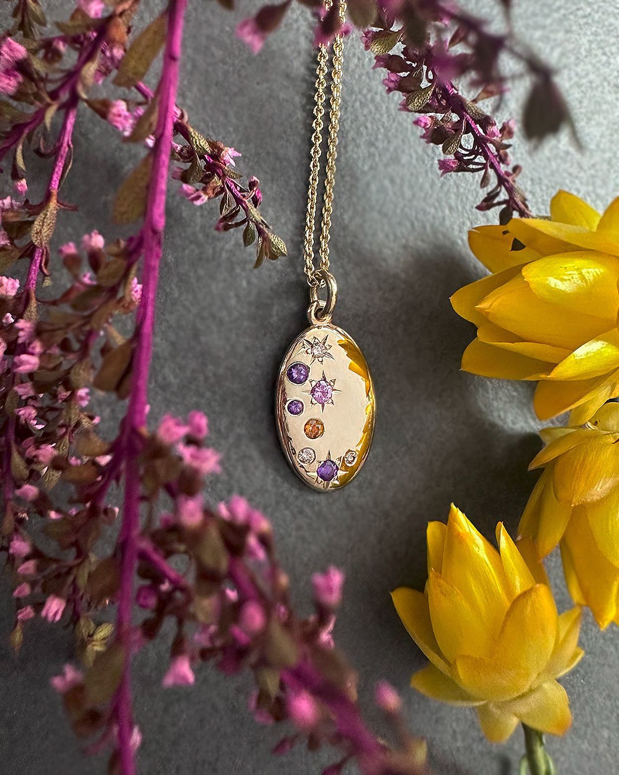 One of the custom gold pieces created by Juju Gems Jewellery.