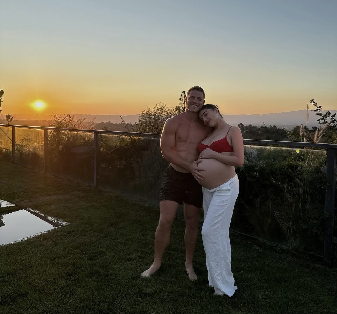 Olivia Culpo and husband Christian McCaffrey