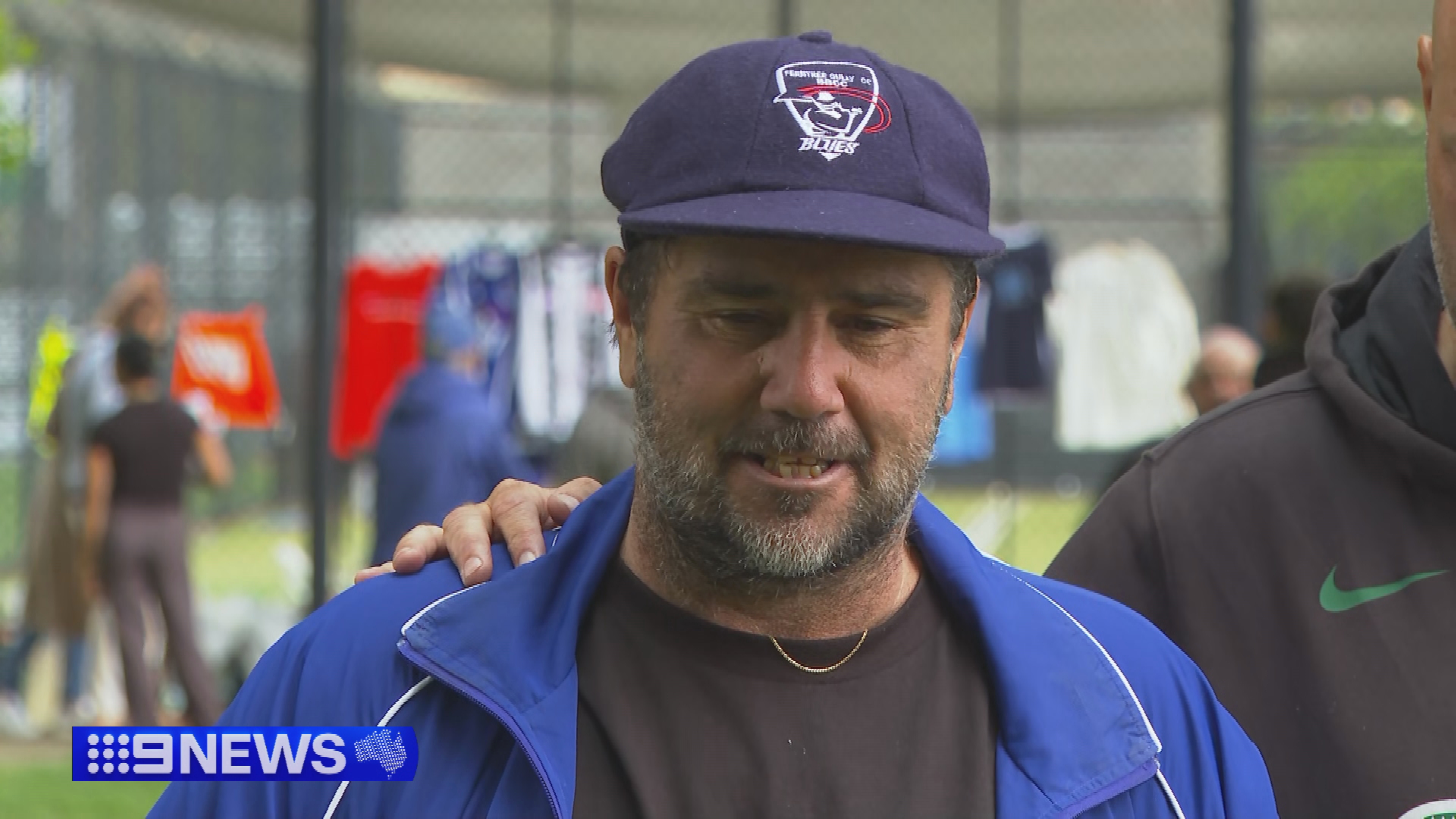 Jace Austin paid tribute to his late son at Wally Tew Reserve.