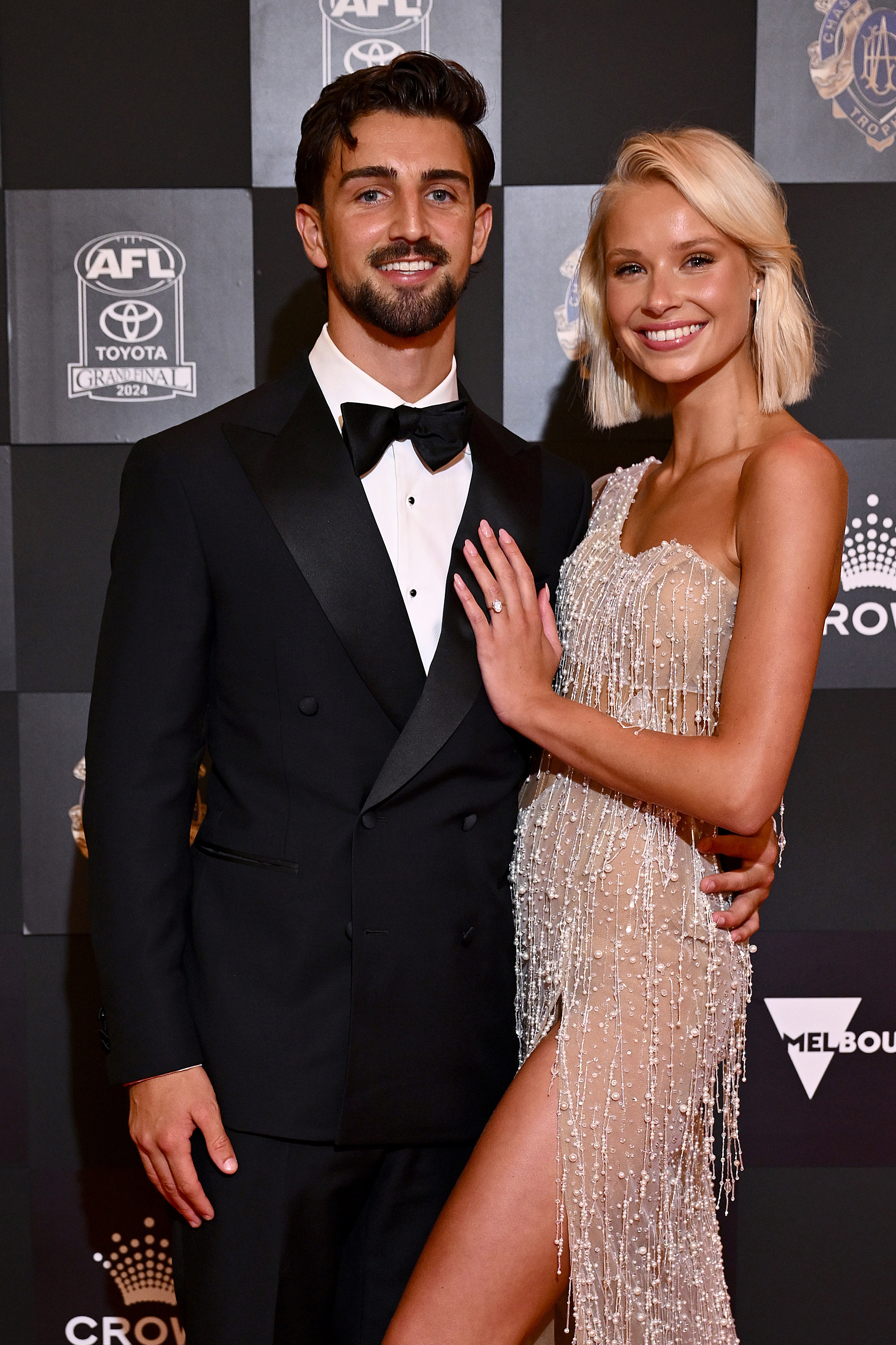 Josh Daicos and Annalise Dalins