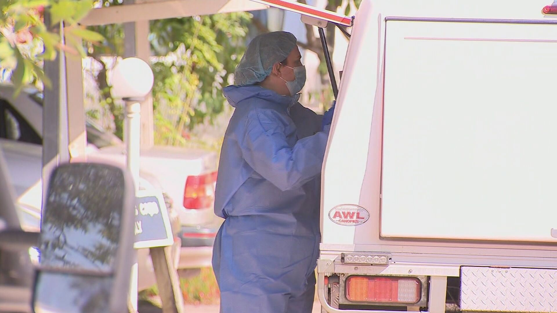 Crime scene at Caboolture home, Queensland.