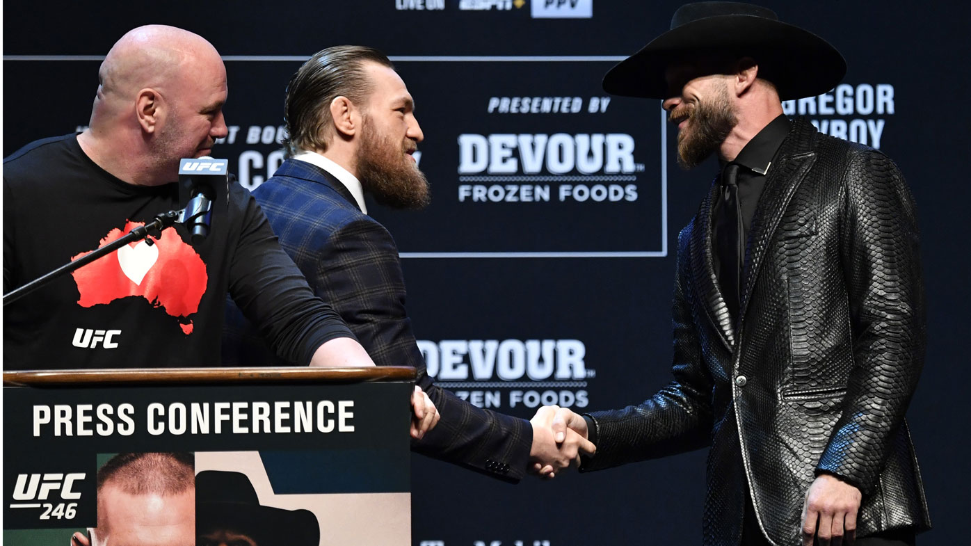 Conor McGregor wishes Donald Cerrone well ahead of UFC 246