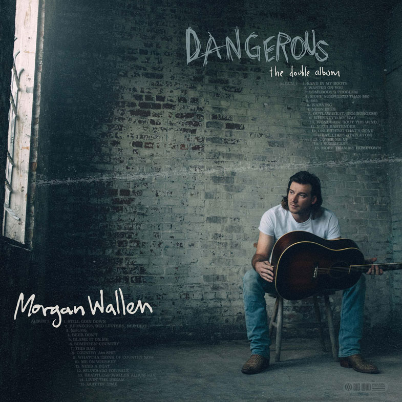 This cover image released by Big Loud Records and Republic Records shows"Dangerous: The Double Album," by Morgan Wallen