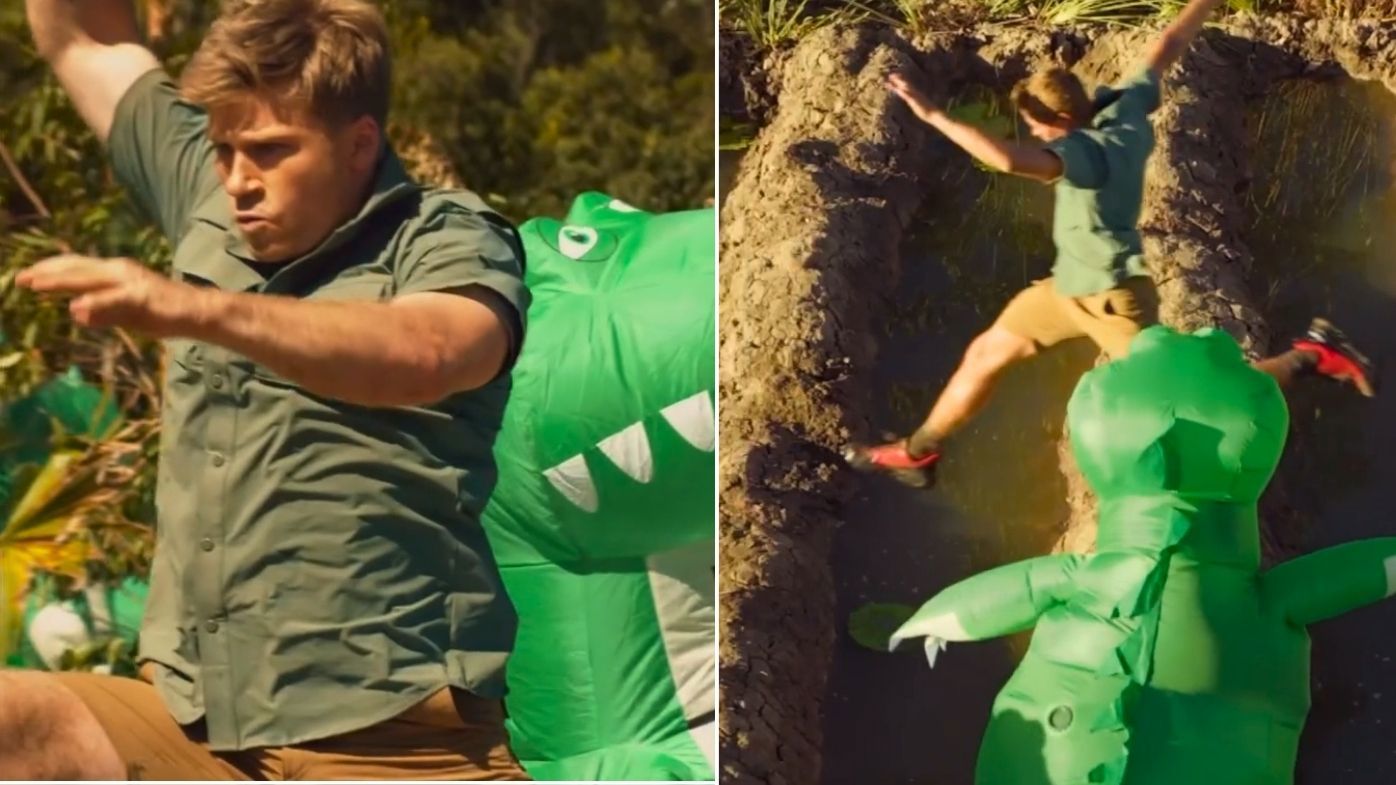 Robert Irwin 100 crocs Max Impact advertisement