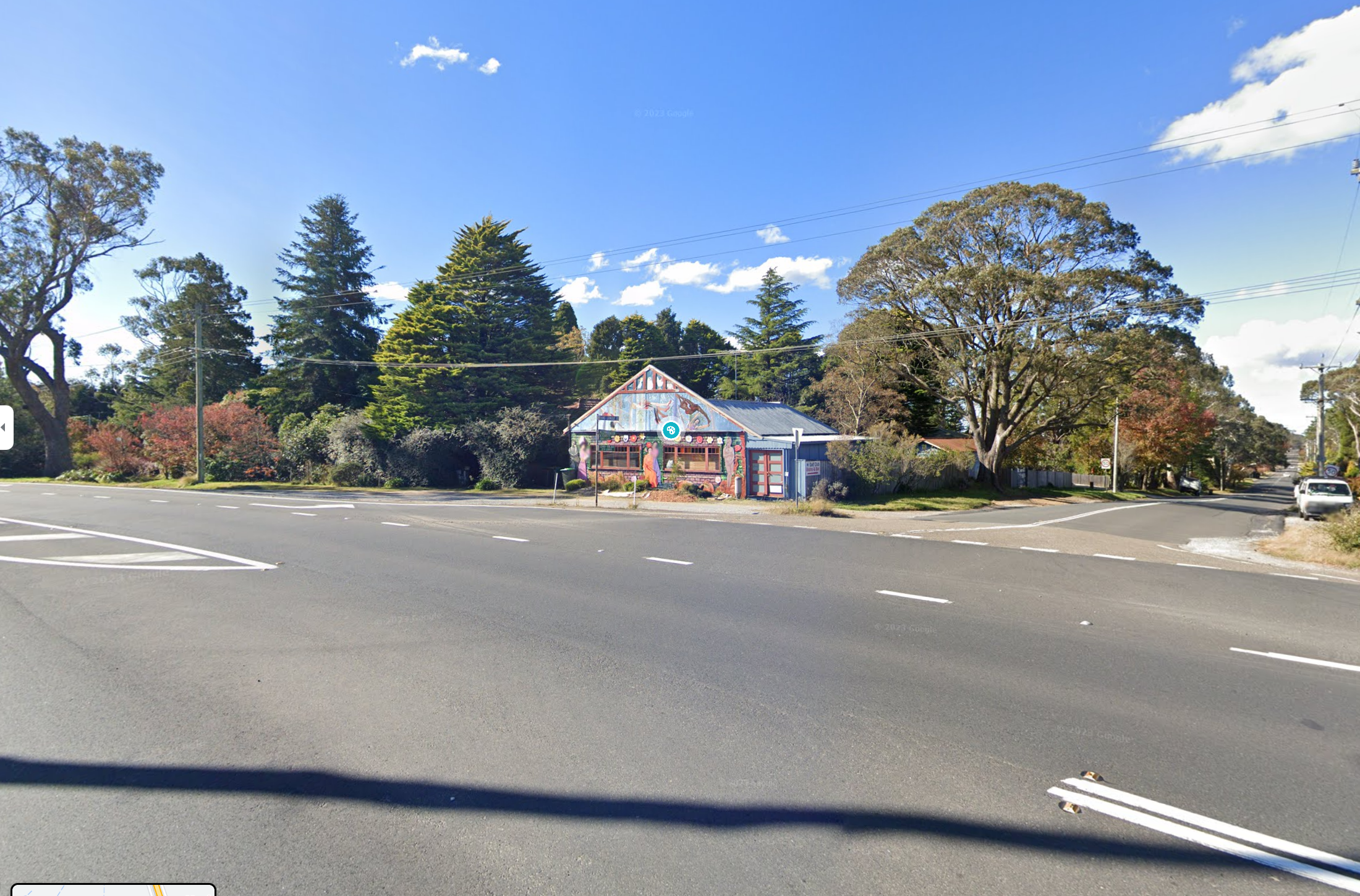 A pedestrian has died after being hit by a truck at the intersection of the Great Western Highway and Evans Lookout at Blackheath.