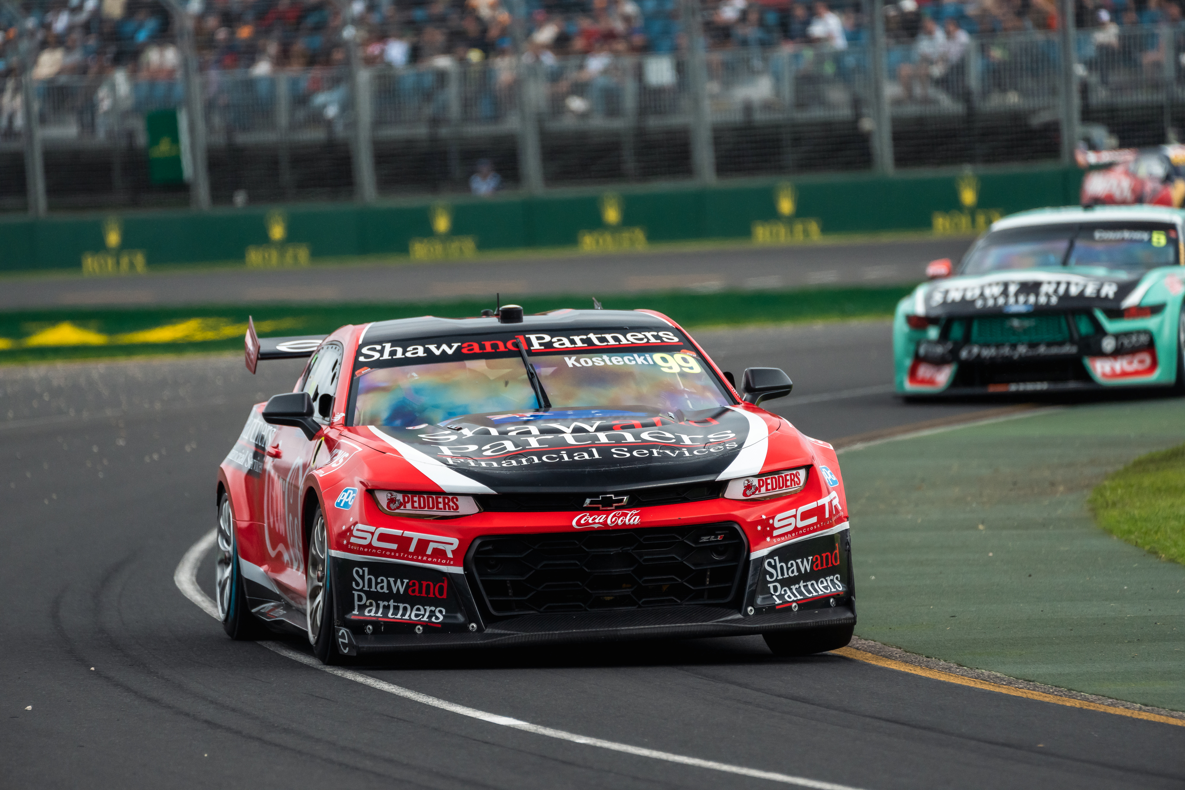 Brodie Kostecki on track at the Albert Park Grand Prix circuit.