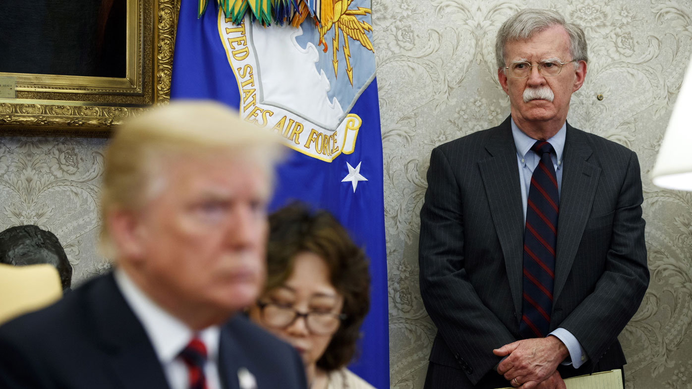 Former national security adviser John Bolton said Donald Trump supported China's plan to build more concentration camps.