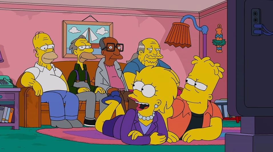 Bart and Lisa in Estranger Things The SImpsons episode