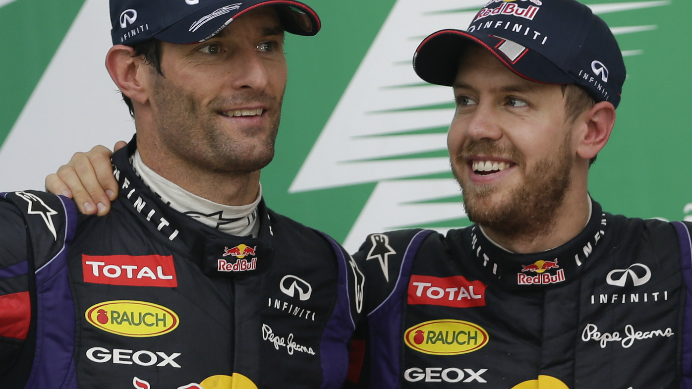 Mark Webber and Sebastian Vettel